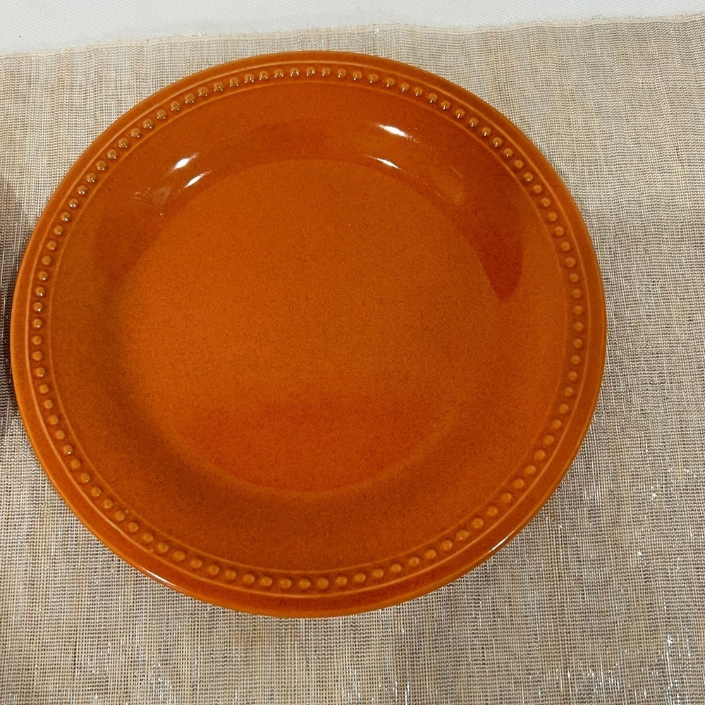 Pier 1 Imports Salad Plate Spice Route Nutmeg Stoneware Size 8.5" Glazed